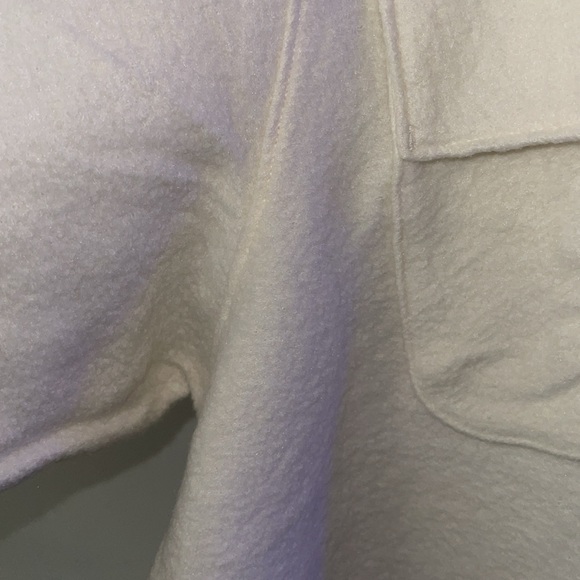 PINK Victoria’s Secret NWT reverse fleece shacket  XL PINK logo - Picture 12 of 14